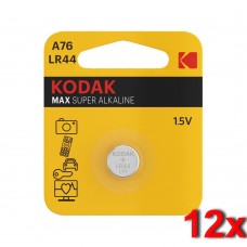 Kodak KA76 1,5V alkáli elem gyűjtődobozban, 12db/doboz